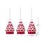 Mr. Christmas 5" Nostalgic Ceramic Tree Ornament with White Bulbs